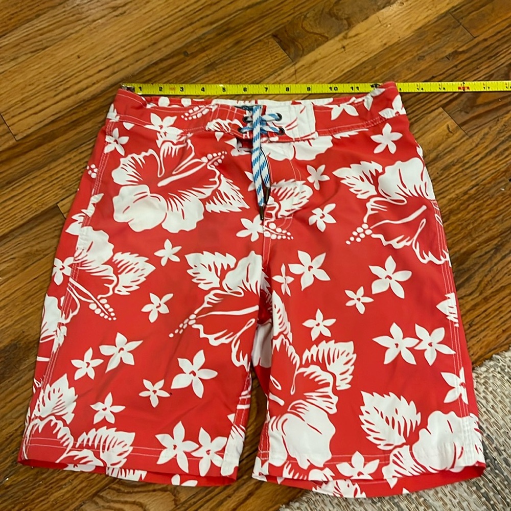 Vintage island boys J.Crew swim trunks